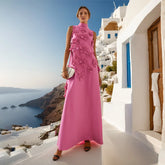 2025 Top Brand Dress Floor Length Luxury Birthday Evening Dress Sleeveless Summer Elegant Wedding Party Gowns For Women Arab